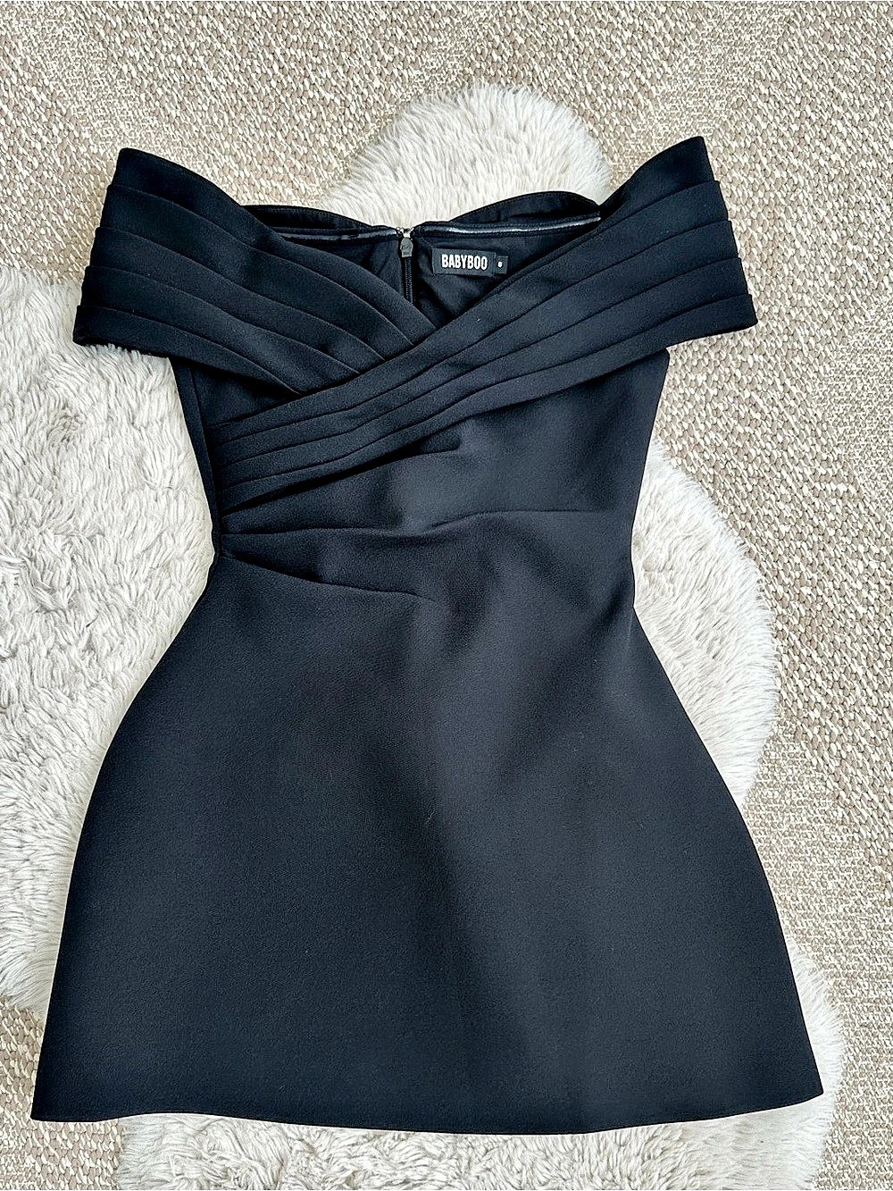 Babyboo Solana Mini Dress – Black, Size S